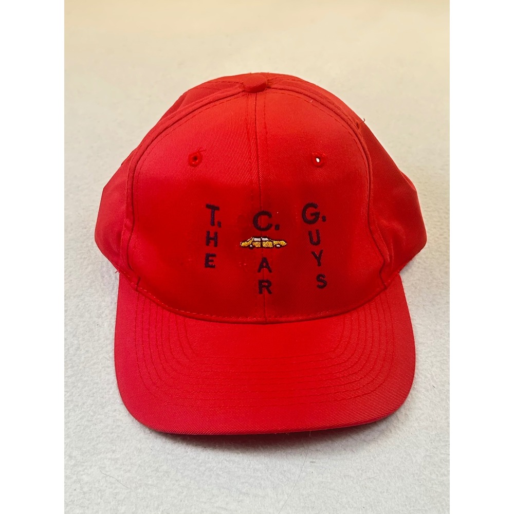 Otto Cap The Car Guys Hat Mens OSFA Red Snapback